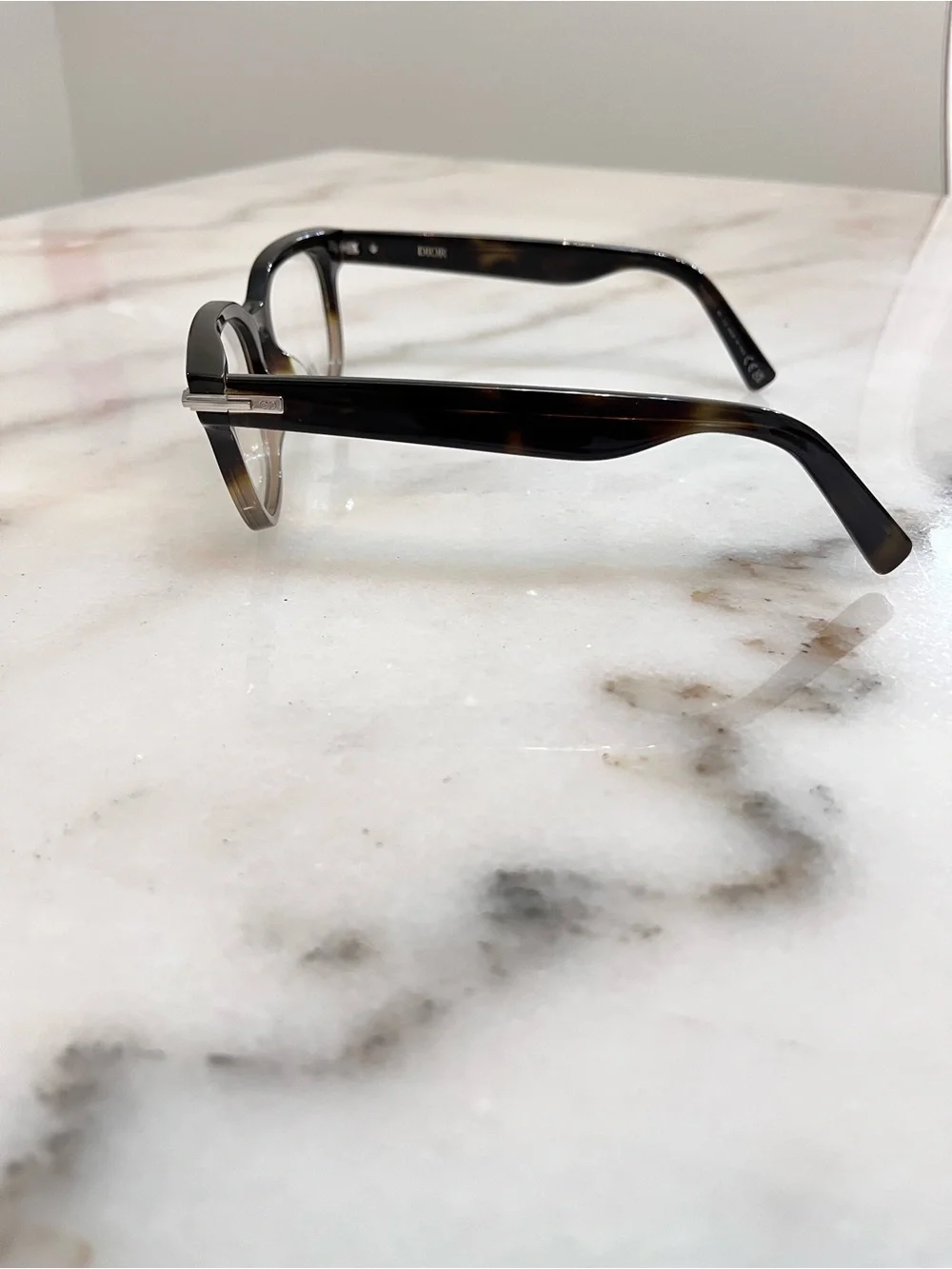 Dior Kids Black to Gray Gradient Eyeglasses